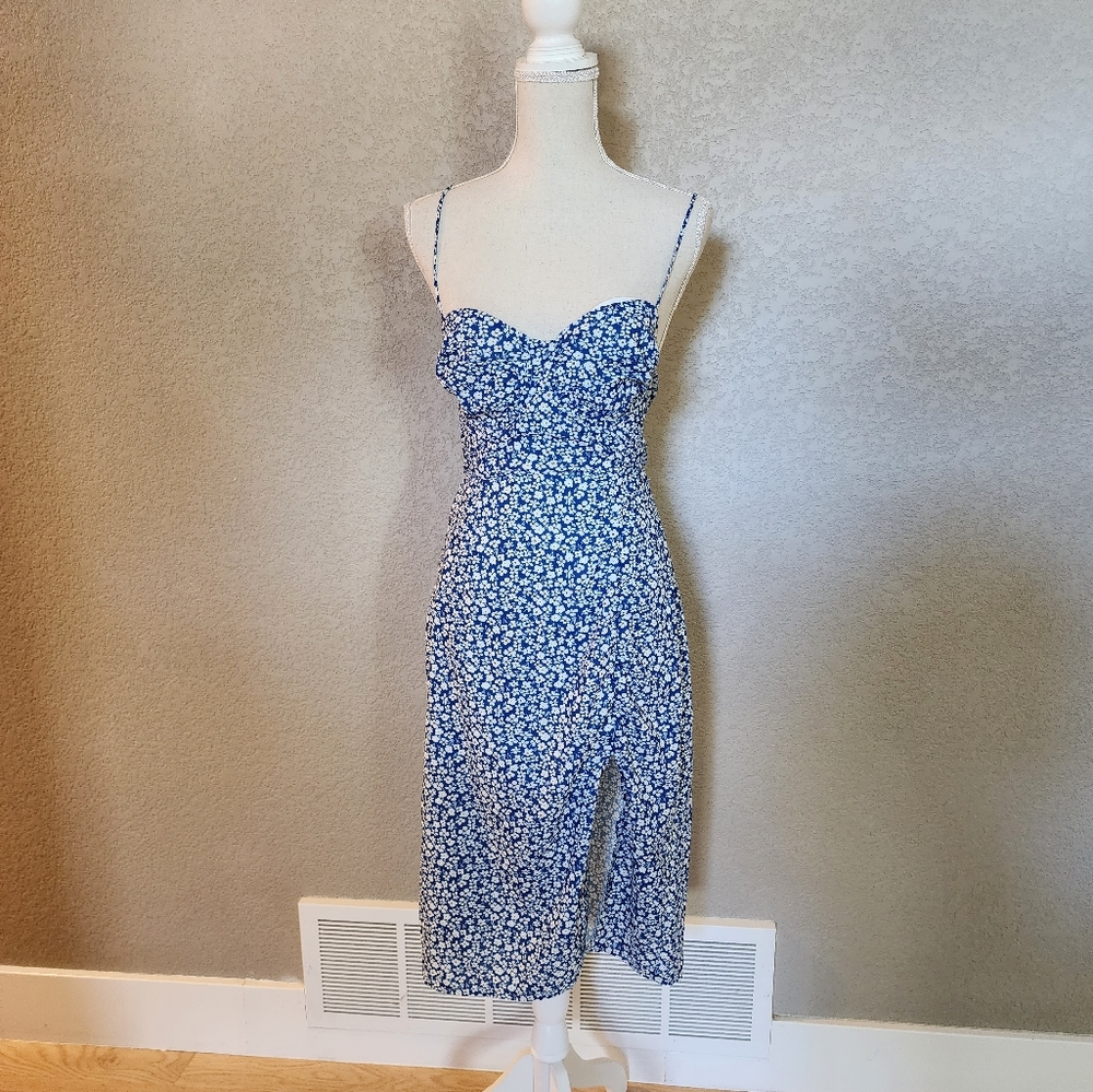 Princess Polly  midi side slit dress Size 6